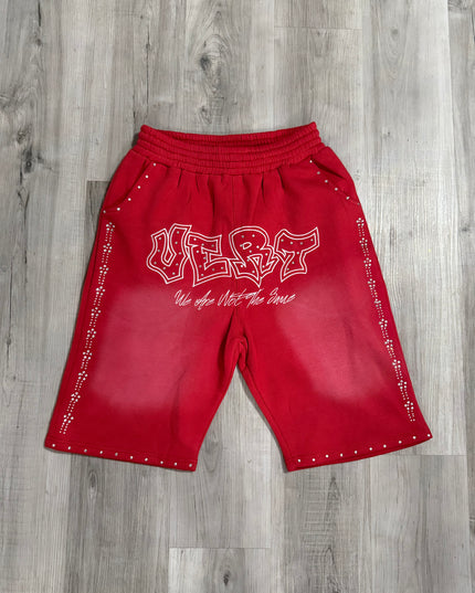 VERT “NOT THE SAME” Rhinestone Shorts