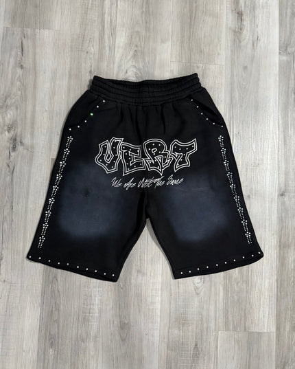 VERT “NOT THE SAME” Rhinestone Shorts