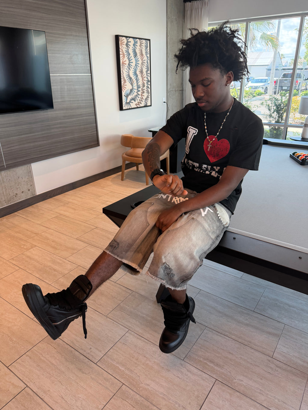 Shadow Black Silent Flex Tee