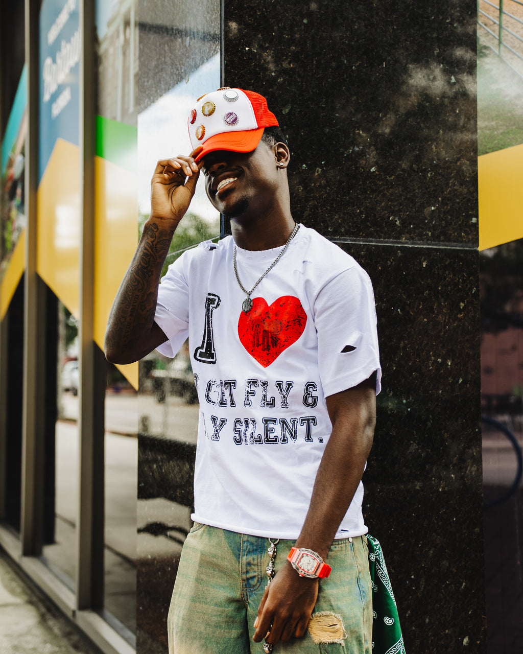 Bone White Silent Flex Tee