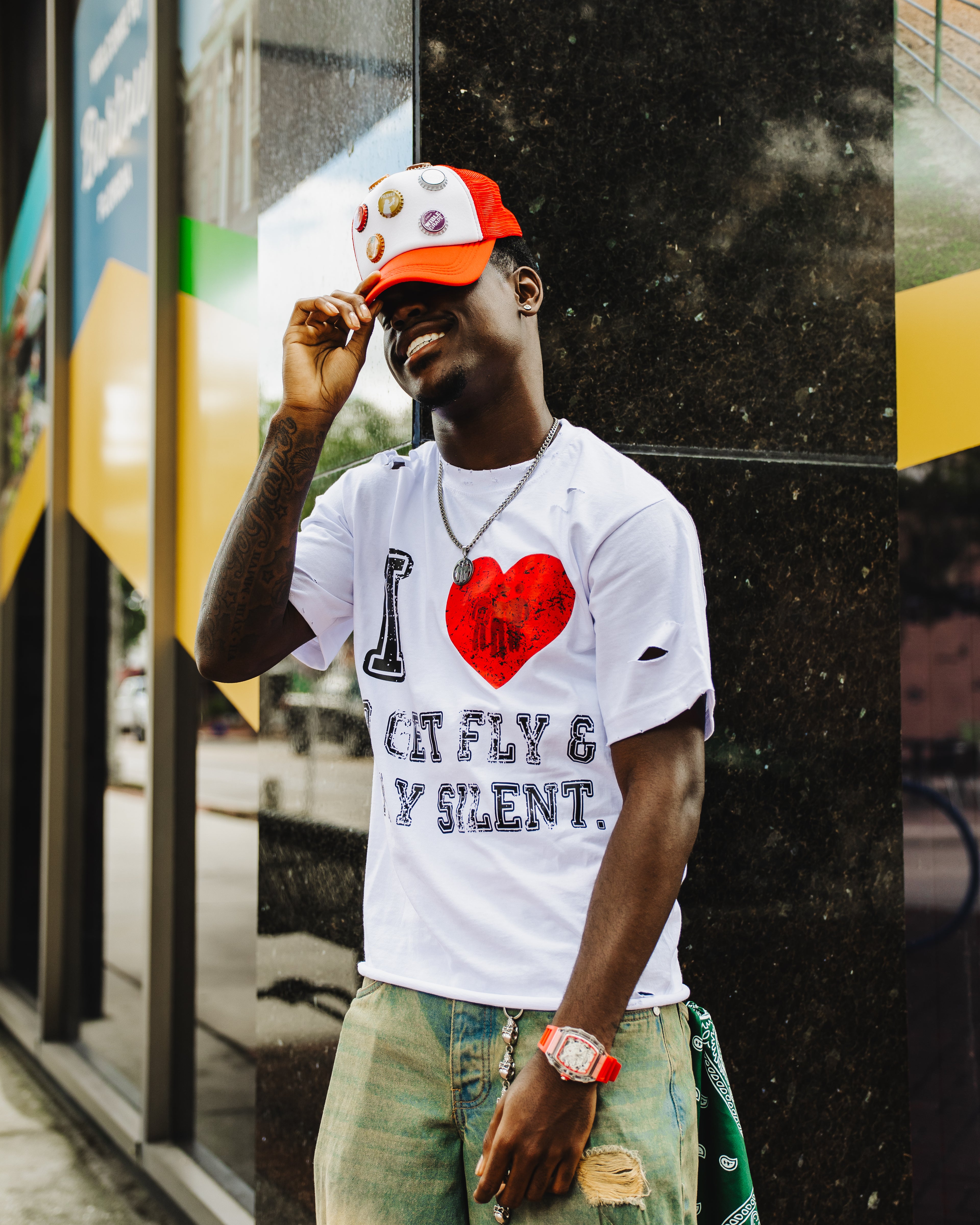 Bone White Silent Flex Tee
