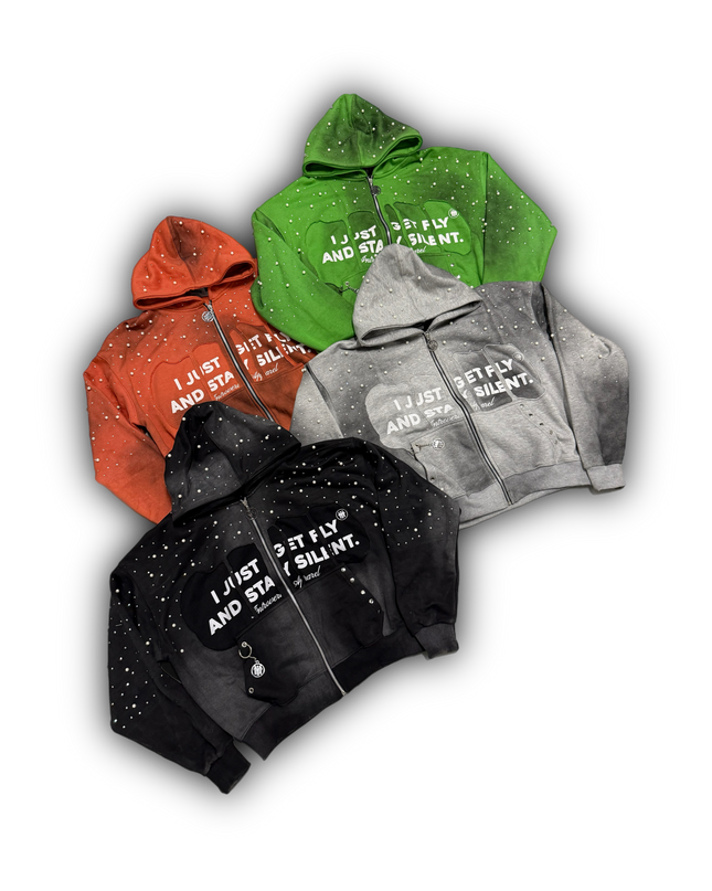 Silent Shiner Zip Ups