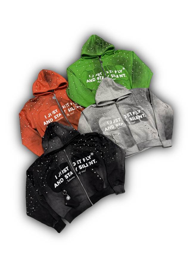 Silent Shiner Zip Ups