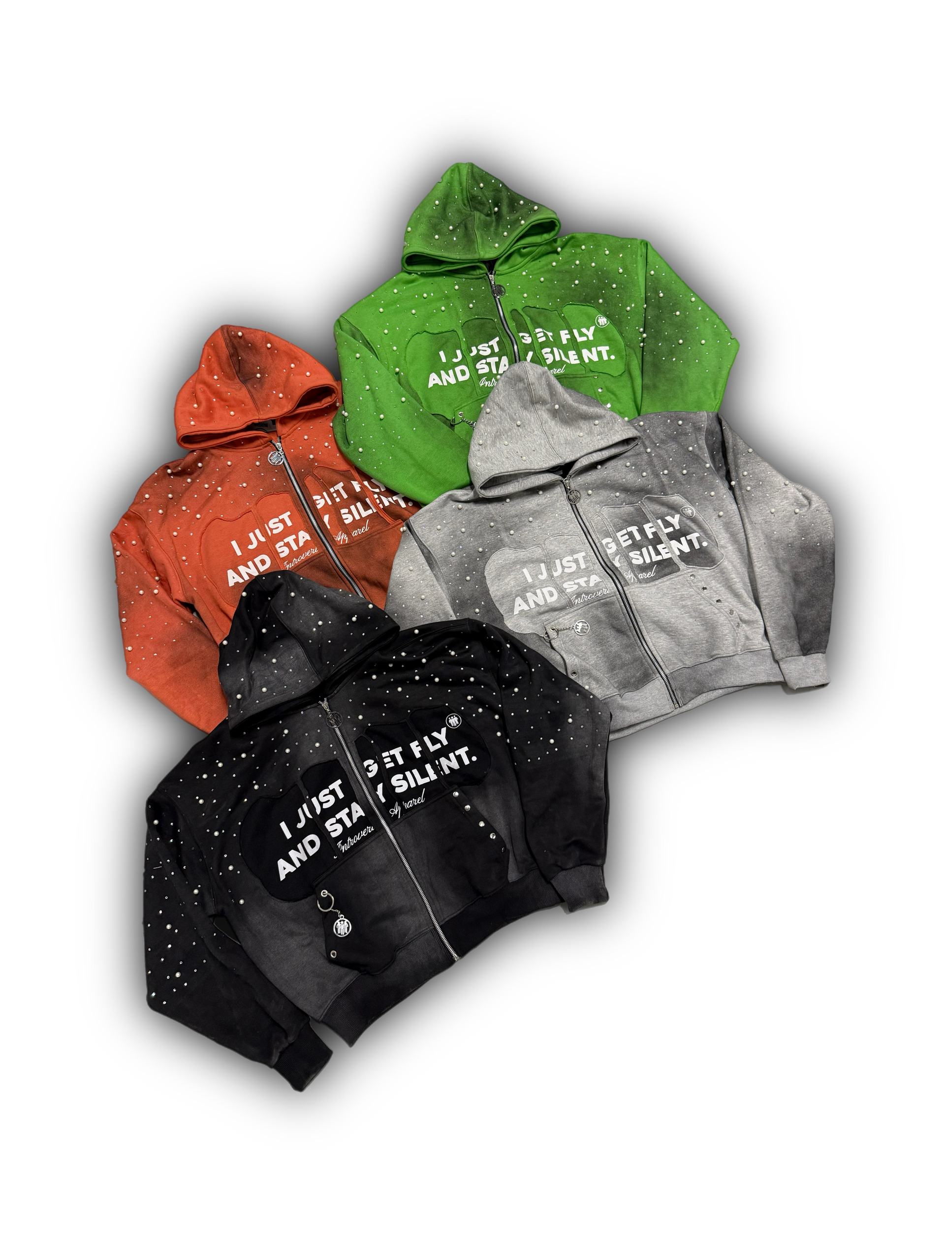 Silent Shiner Zip Ups