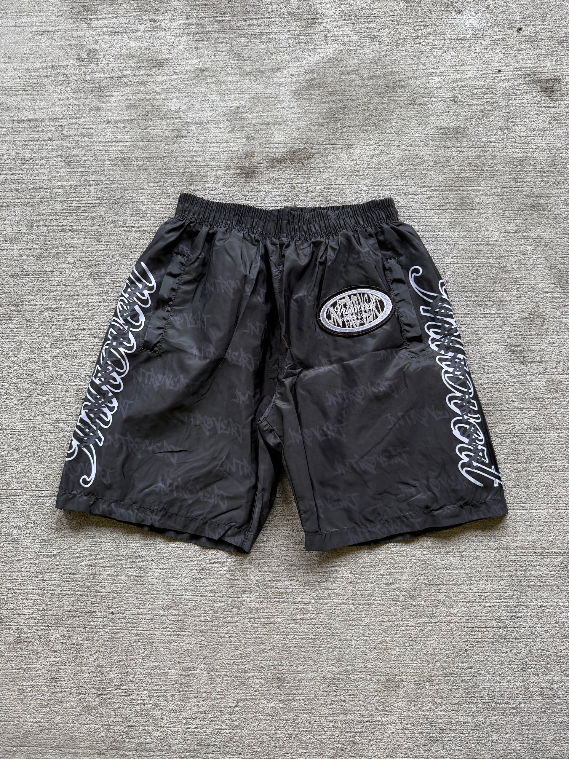 Storm Script Nylon Shorts