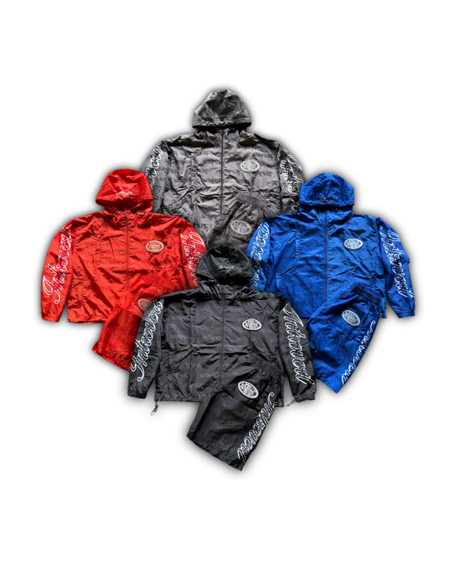 Storm Script Windbreaker Sets
