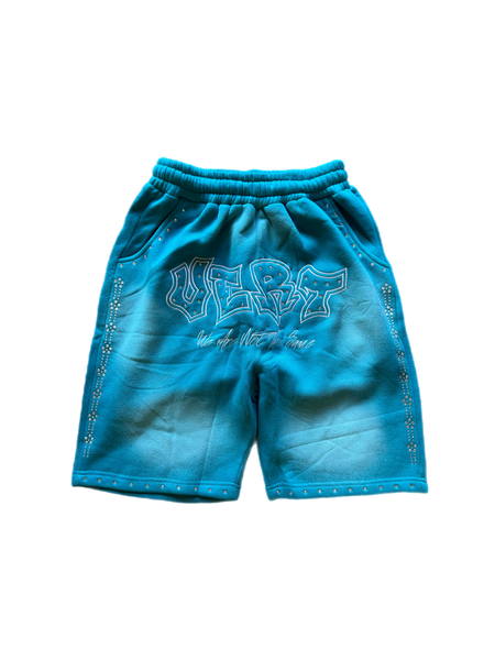VERT “NOT THE SAME” Rhinestone Shorts