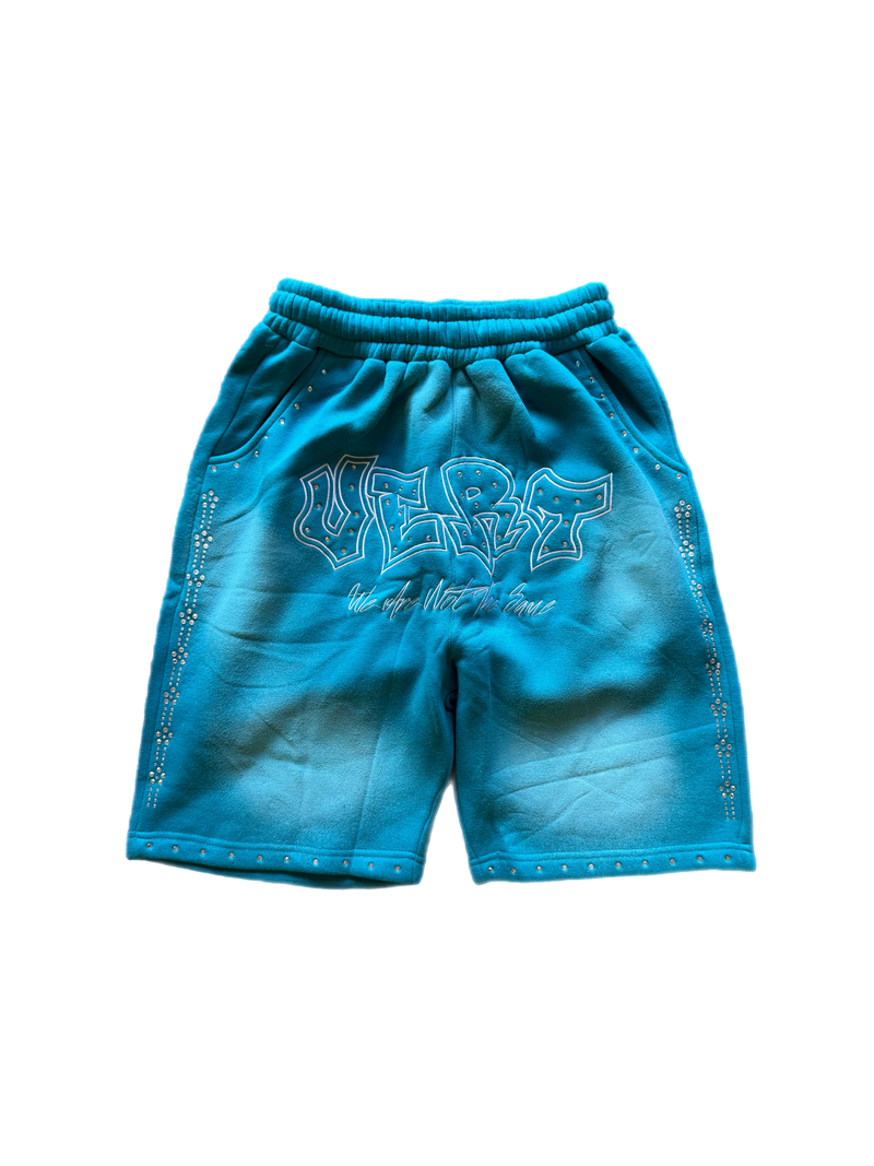 VERT “NOT THE SAME” Rhinestone Shorts