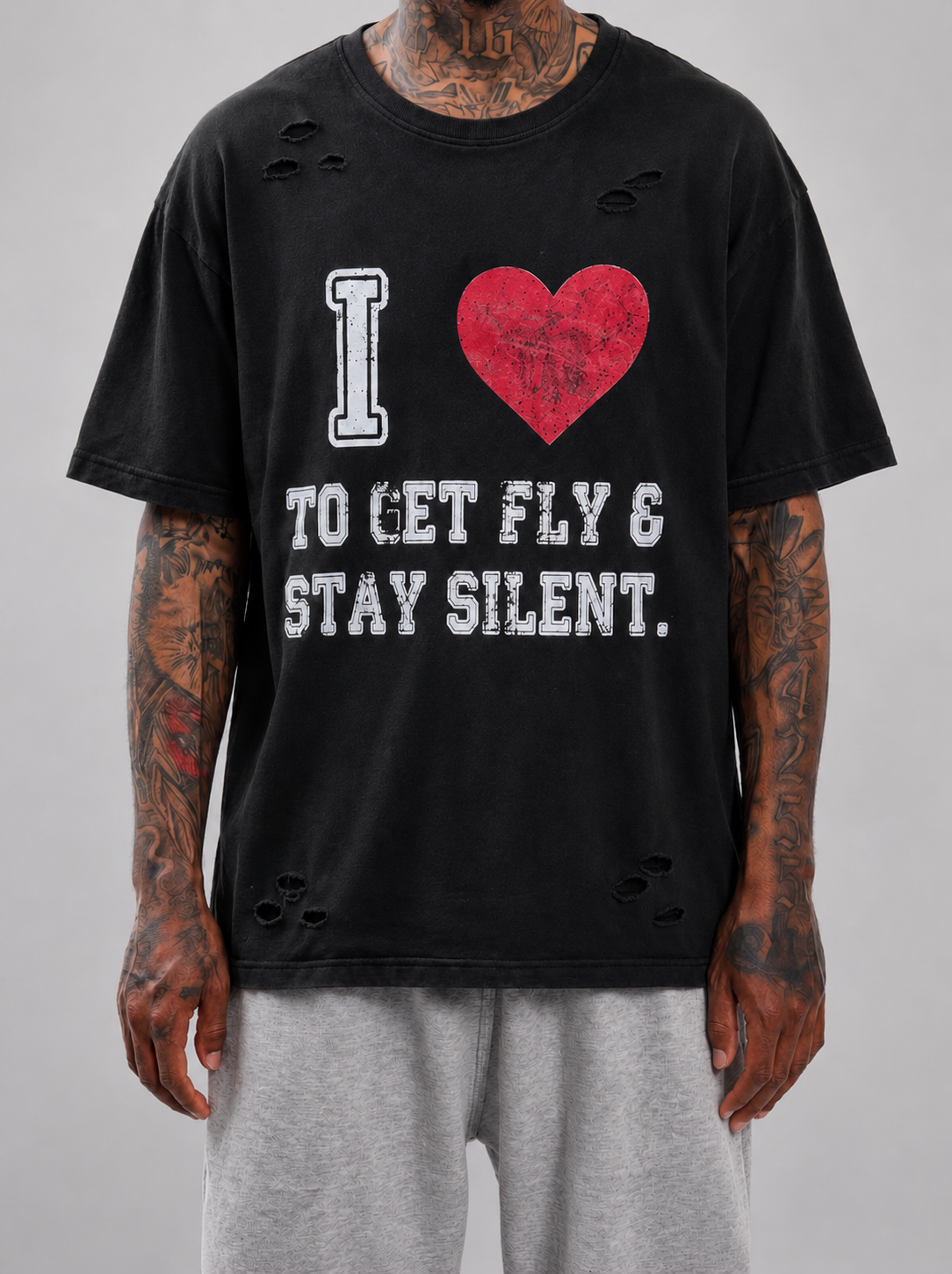 Shadow Black Silent Flex Tee
