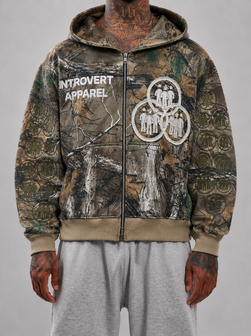 Camo Whisper V2 Zip Up