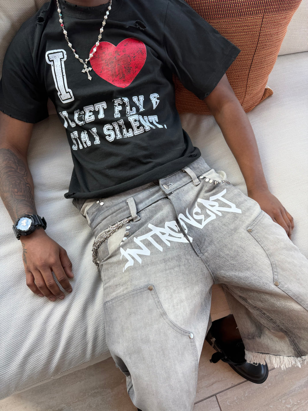 Shadow Black Silent Flex Tee