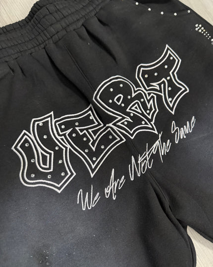 VERT “NOT THE SAME” Rhinestone Shorts