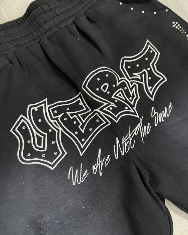 VERT “NOT THE SAME” Rhinestone Shorts