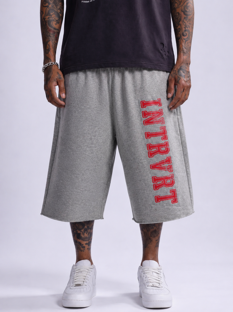 Grey Varsity Shorts