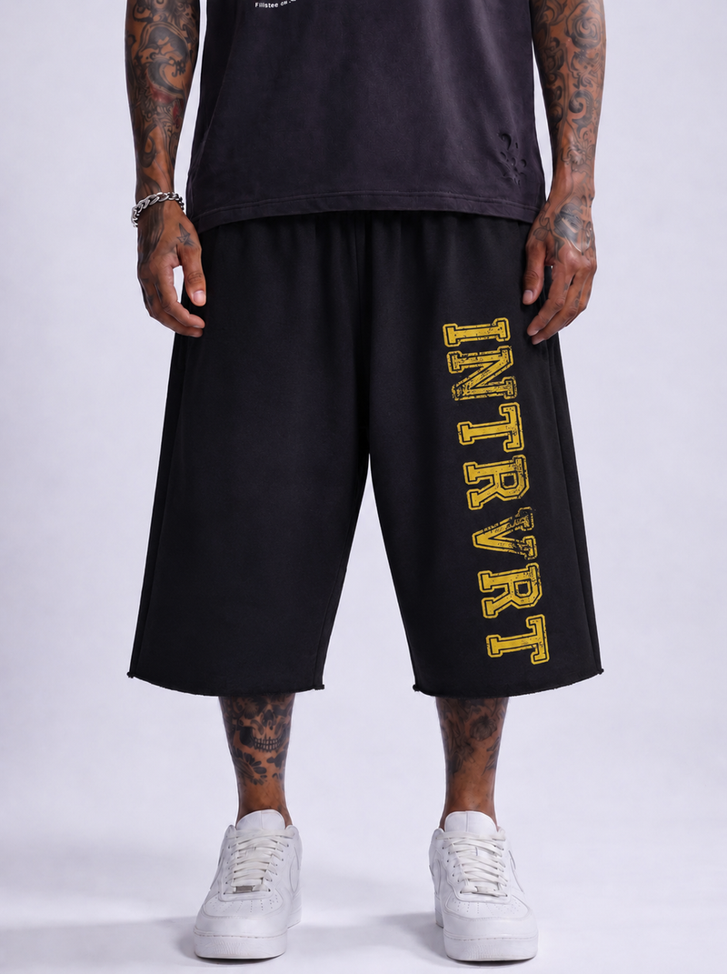 Black Varsity Shorts