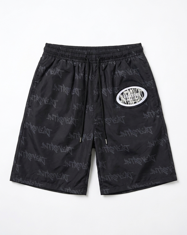 Storm Script Nylon Shorts