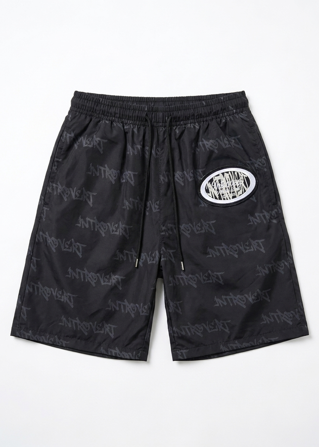 Storm Script Nylon Shorts