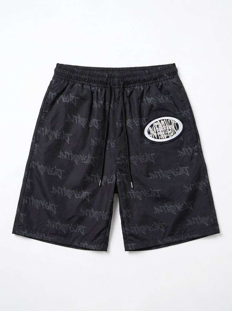 Storm Script Nylon Shorts